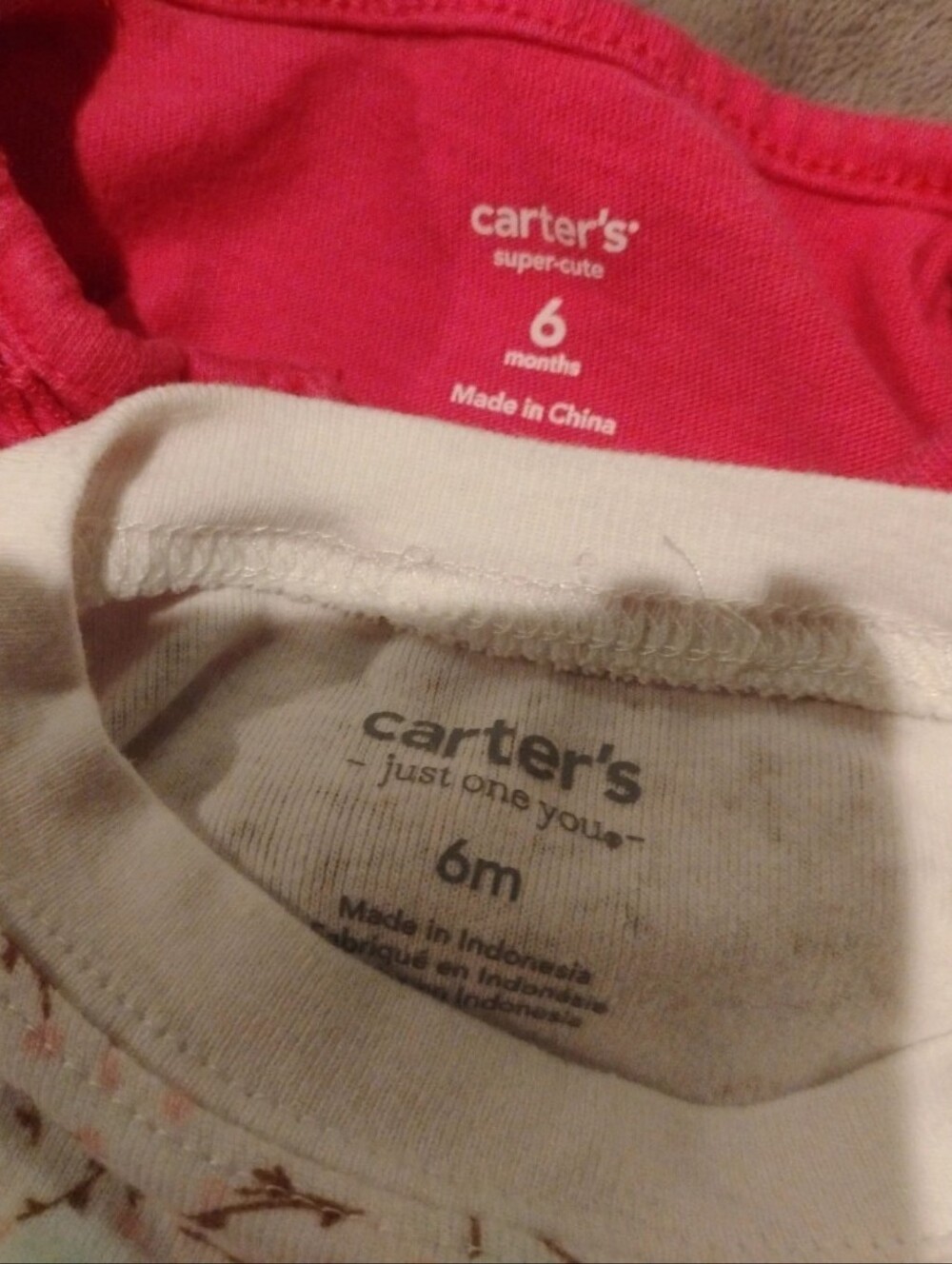 Huge Carter's Baby Girl Clothes Bundle 11pc Lot - 6M - Picture 5 of 5